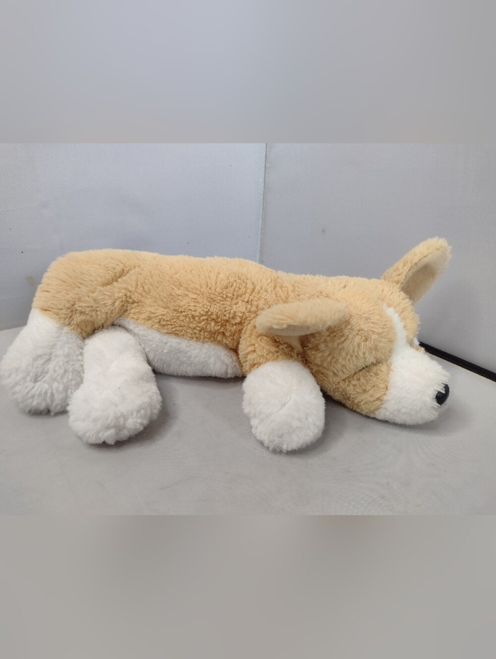 Douglas Rudy Corgi Dog Plush Stuffed Animal Curled Laying Down Sleepy #1645 A12